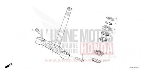 TIGE DE DIRECTION CBR500RAT de 2026